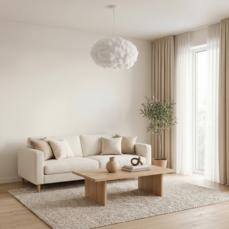 Brilagi - Ovjesna svjetiljka na kabelu SOLEAIR 2xE27/40W/230V, promjer 60 cm, bijela