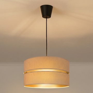 Brilagi - Ovjesni luster na sajli DUO-DUO 1xE27/60W/230V Ø 40 cm bež/zlatna