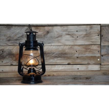 Brilagi - Petrolejska lampa LANTERN 19 cm crna