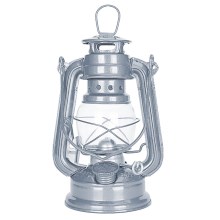 Brilagi - Petrolejska lampa LANTERN 19 cm srebrna