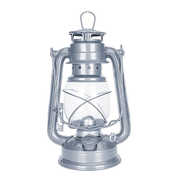 Brilagi - Petrolejska lampa LANTERN 24,5 cm srebrna