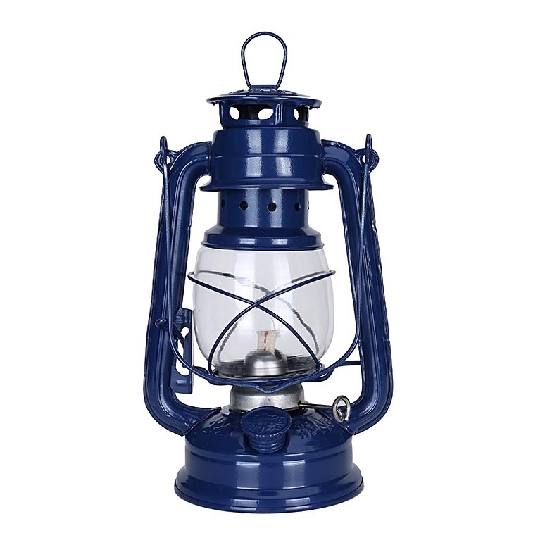 Brilagi - Petrolejska lampa LANTERN 24,5 cm tamno plava