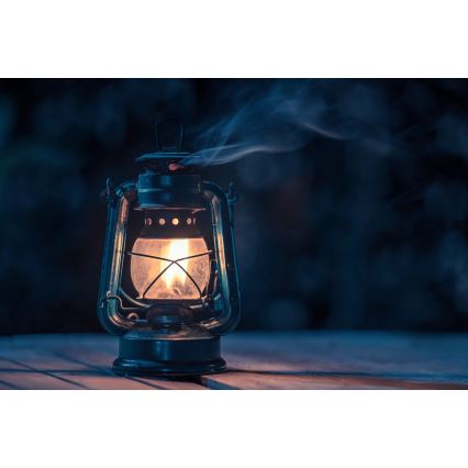 Brilagi - Petrolejska lampa LANTERN 24,5 cm tamno plava