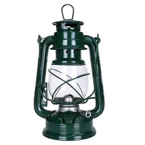 Brilagi - Petrolejska lampa LANTERN 24,5 cm zelena