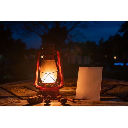 Brilagi - Petrolejska lampa LANTERN 31 cm crvena