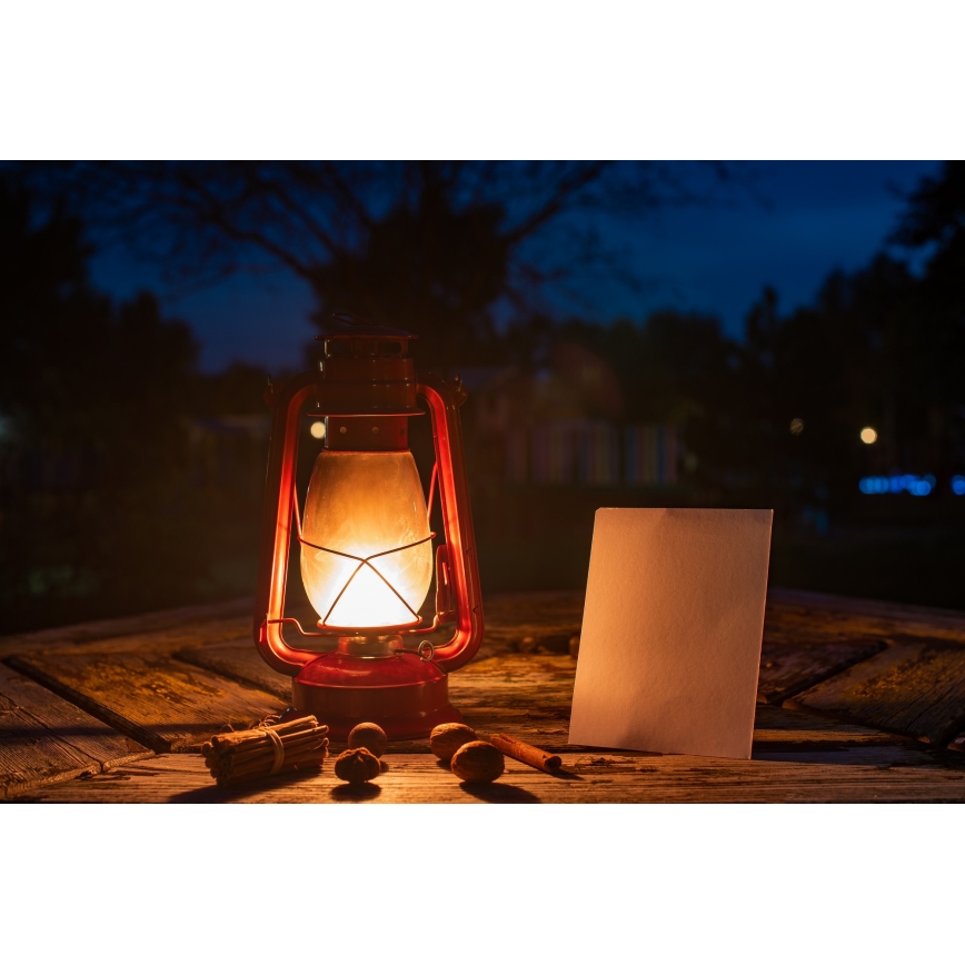 Brilagi - Petrolejska lampa LANTERN 31 cm crvena