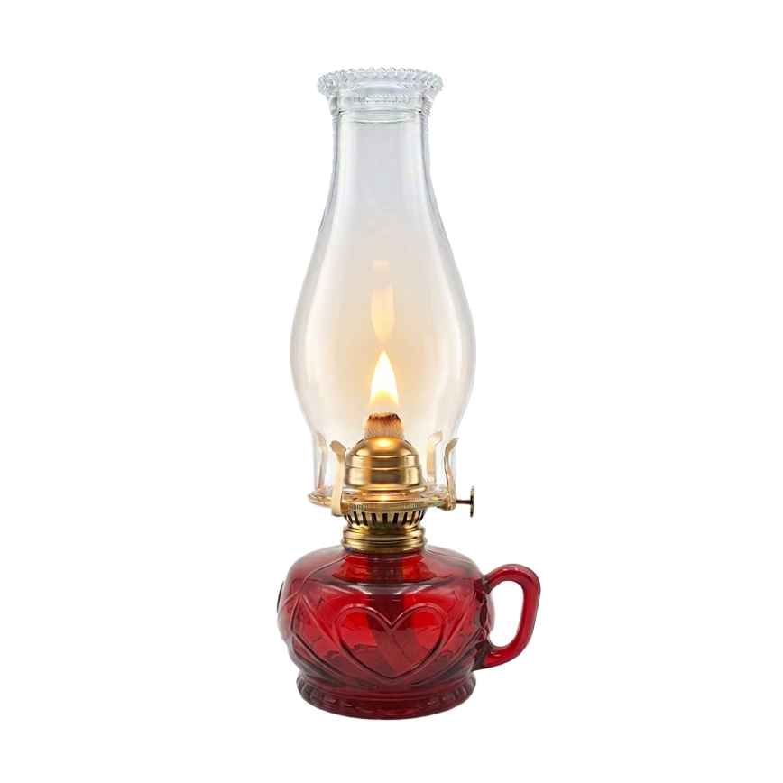 Brilagi - Petrolejska lampa MERLIN crvena