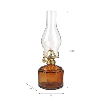 Brilagi - Petrolejska lampa MERLIN narančasta