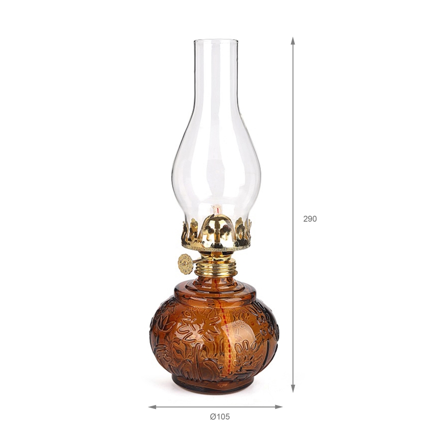 Brilagi - Petrolejska lampa MERLIN narančasta