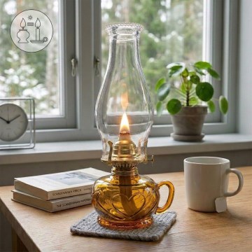 Brilagi - Petrolejska lampa MERLIN narančasta