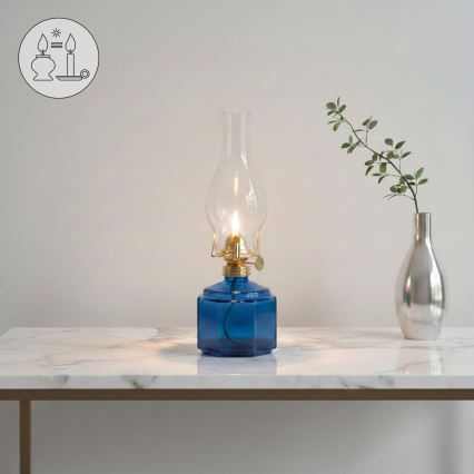Brilagi - Petrolejska lampa MERLIN plava