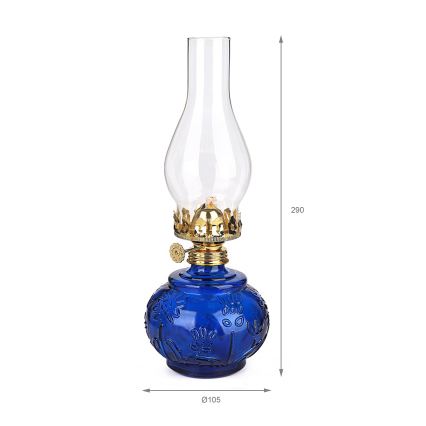 Brilagi - Petrolejska lampa MERLIN plava