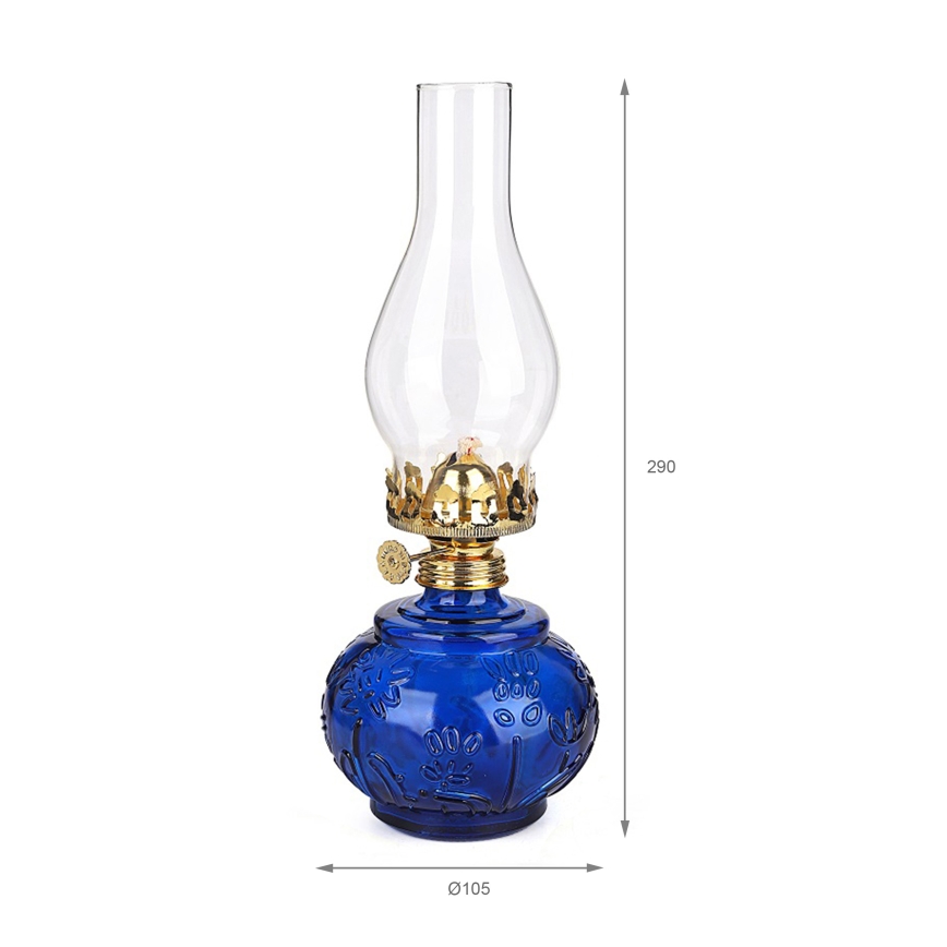 Brilagi - Petrolejska lampa MERLIN plava