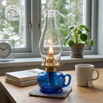 Brilagi - Petrolejska lampa MERLIN plava