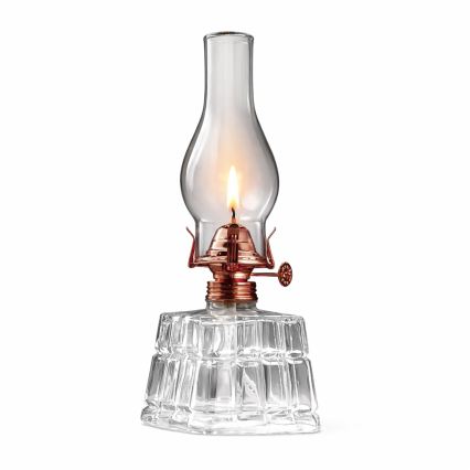 Brilagi - Petrolejska lampa MERLIN prozirna/brončana/patina