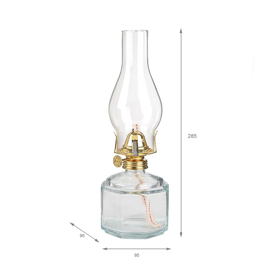 Brilagi - Petrolejska lampa MERLIN prozirna