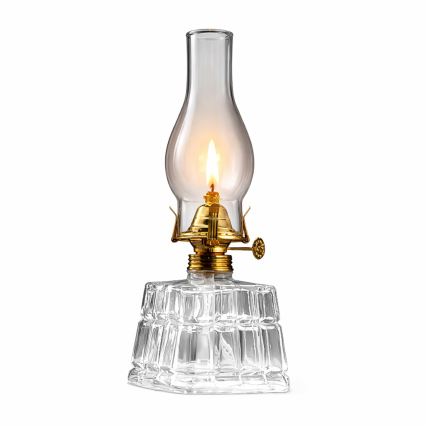 Brilagi - Petrolejska lampa MERLIN prozirna/zlatna