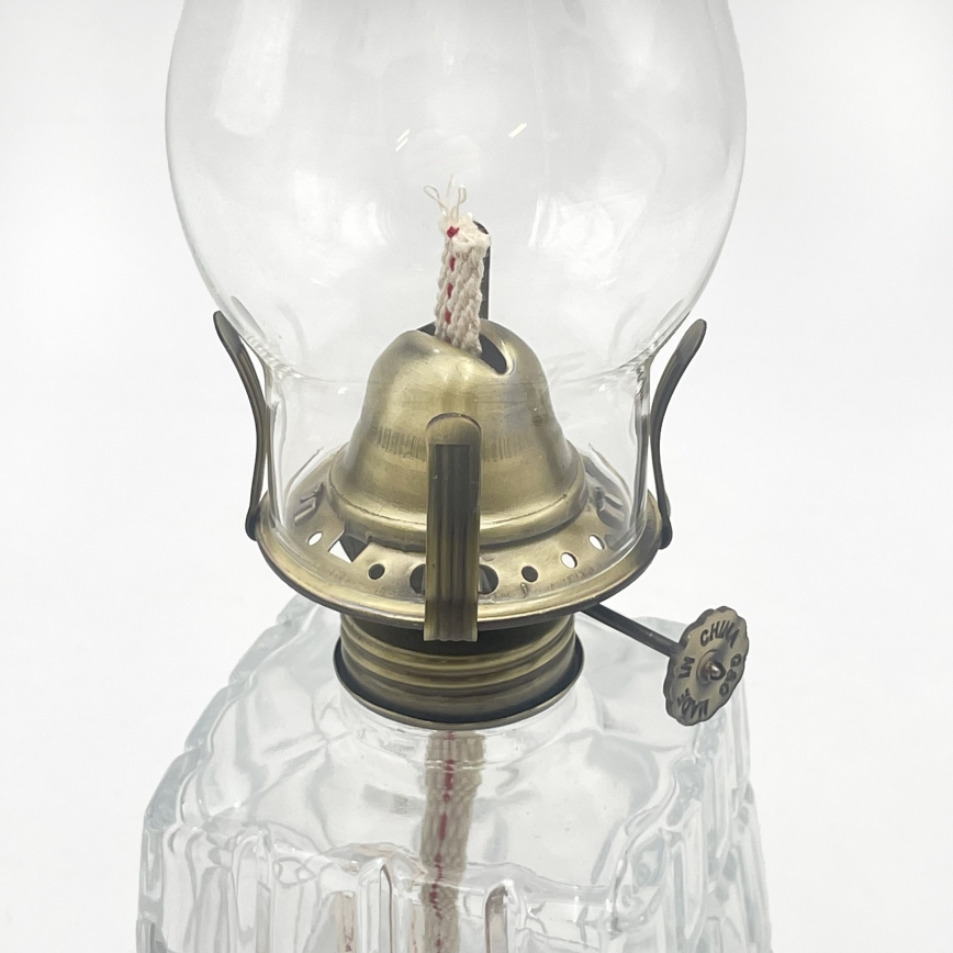 Brilagi - Petrolejska lampa MERLIN prozirna/zlatna/patina