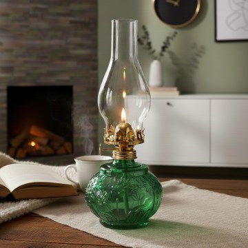 Brilagi - Petrolejska lampa MERLIN zelena