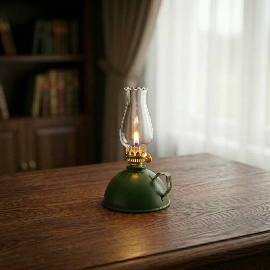 Brilagi - Petrolejska lampa MERLIN zelena