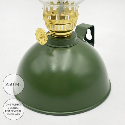 Brilagi - Petrolejska lampa MERLIN zelena