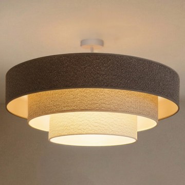 Brilagi - Plafonska svjetiljka LUNETA 3xE27/60W/230V Ø 80 cm siva/krem/bijela