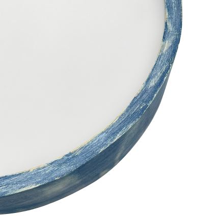 Brilagi - Plafonska svjetiljka PINO 2xE27/15W/230V borovina/plava Ø 37,5 cm