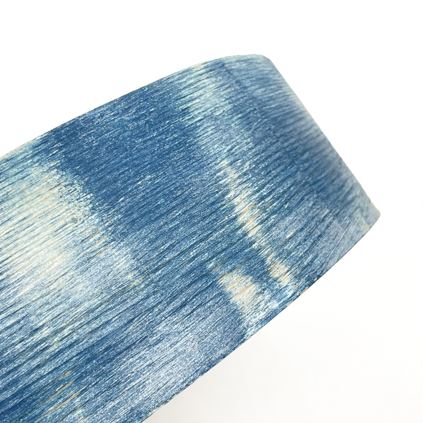 Brilagi - Plafonska svjetiljka PINO 2xE27/15W/230V borovina/plava Ø 37,5 cm