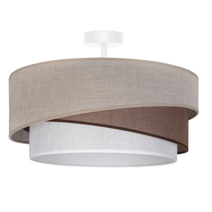 Brilagi - Plafonski luster ARROW 1xE27/60W/230V Ø 45 cm bež/smeđa/bijela