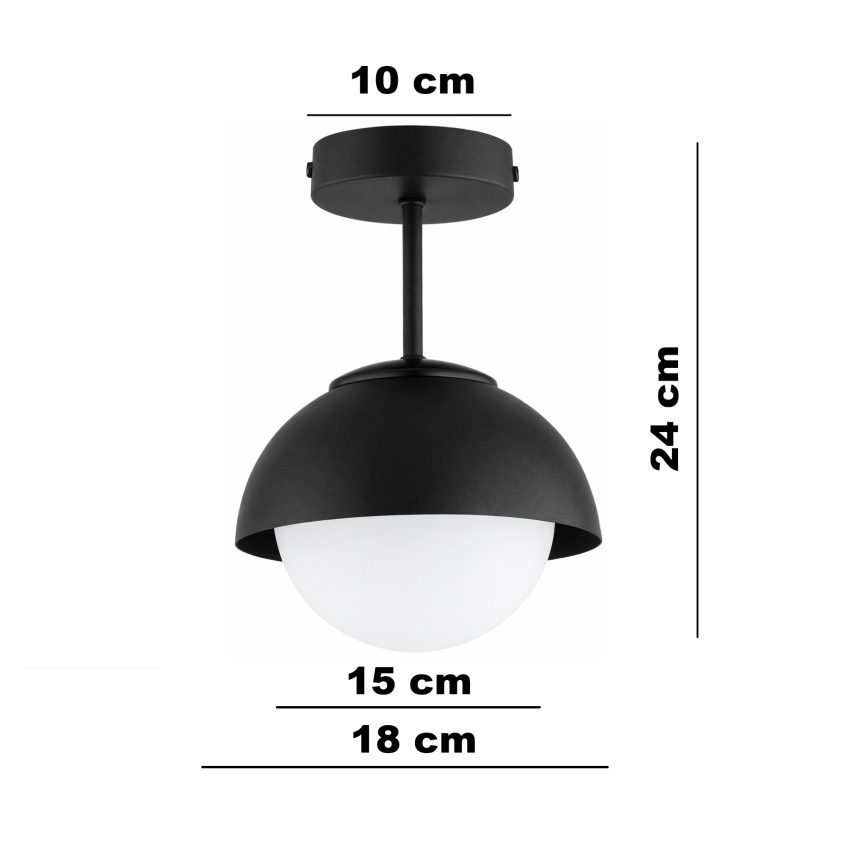 BRILAGI - Plafonski luster COSMO 1xE27/60W/230V crna