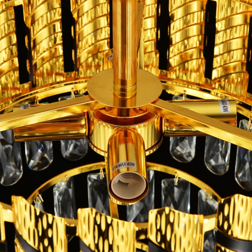 Brilagi - Plafonski luster CRISTAL 5xE14/40W/230V Ø 38 cm