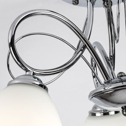 Brilagi - Plafonski luster FRED 3xE27/60W/230V Ø 59 cm sjajni krom