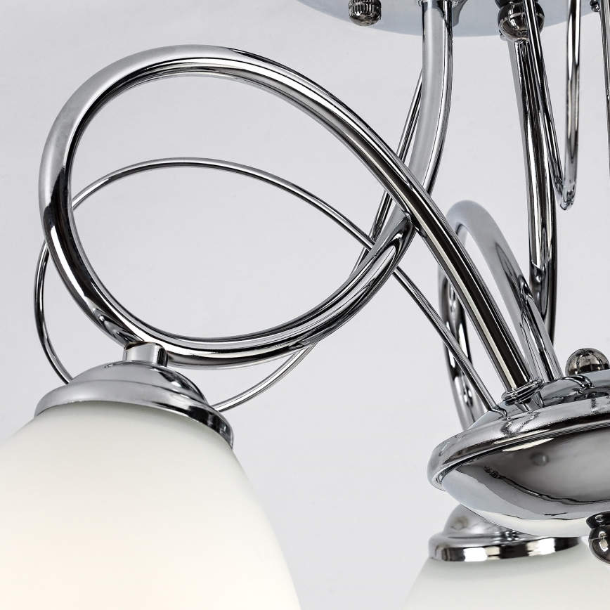 Brilagi - Plafonski luster FRED 3xE27/60W/230V Ø 59 cm sjajni krom