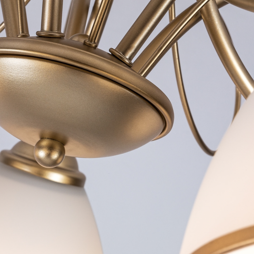 Brilagi - Plafonski luster FRED 5xE27/60W/230V Ø 59 cm zlatna