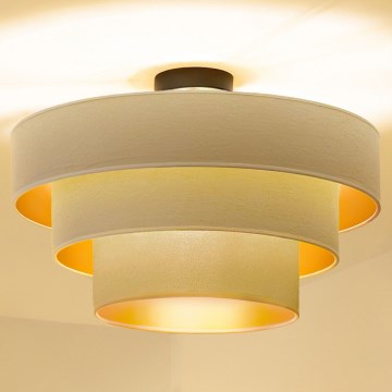 Brilagi - Plafonski luster LUNETA 1xE27/60W/230V Ø 40 cm krem/zlatna