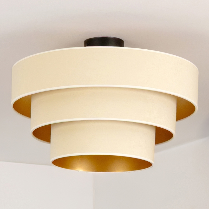 Brilagi - Plafonski luster LUNETA 1xE27/60W/230V Ø 40 cm krem/zlatna
