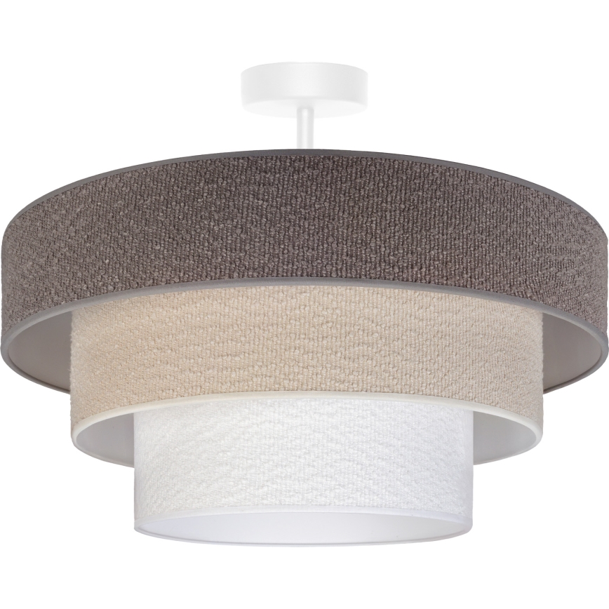 Brilagi - Plafonski luster LUNETA 1xE27/60W/230V Ø 40 cm siva/krem/bijela