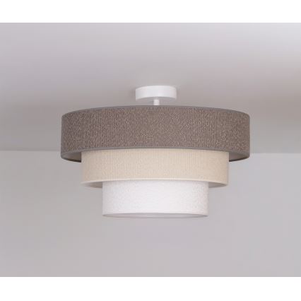 Brilagi - Plafonski luster LUNETA 1xE27/60W/230V Ø 40 cm siva/krem/bijela