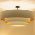 Brilagi - Plafonski luster LUNETA 3xE27/60W/230V Ø 80 cm krem/zlatna