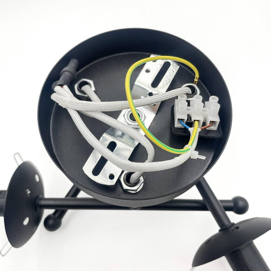 Brilagi - Plafonski luster MALIVA 3xE14/15W/230V crna/bijela