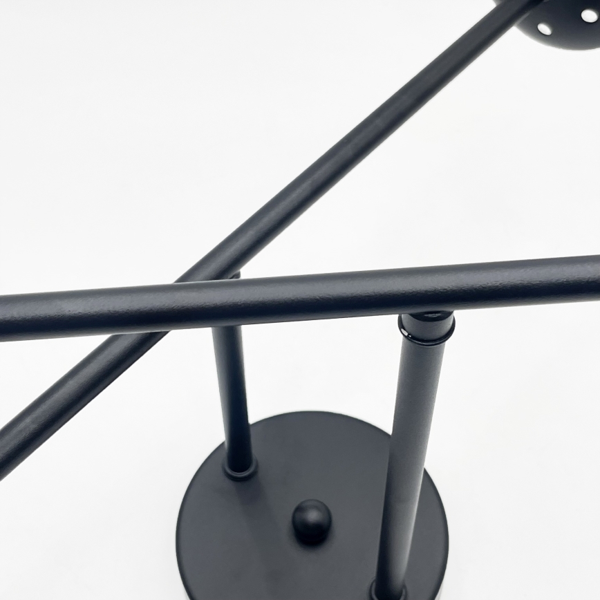 Brilagi - Plafonski luster MALIVA, 4xE14/15W/230V, crna/zadimljeno staklo