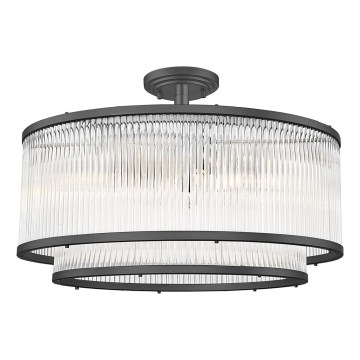 Brilagi - Plafonski luster RAMOS 6xE14/60W/230V crna