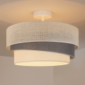 Brilagi - Plafonski luster TRIO 1xE27/60W/230V Ø 40 cm krem/siva