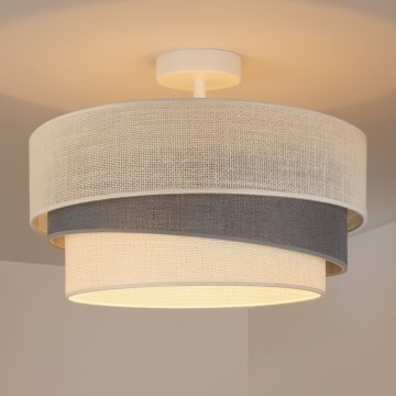 Brilagi - Plafonski luster TRIO 1xE27/60W/230V Ø 40 cm krem/siva
