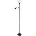 Brilagi - Podna lampa ARIANA 1xE27/100W/230V + 1xE14/25W crna