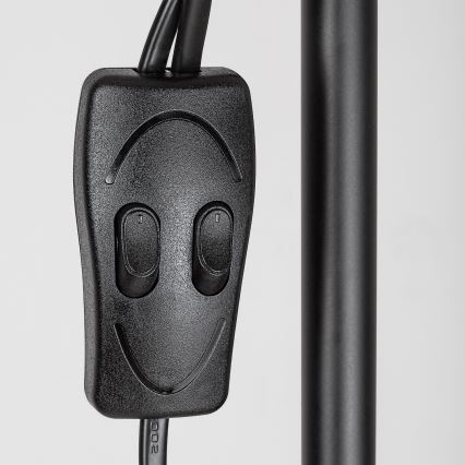 Brilagi - Podna lampa ARIANA 1xE27/100W/230V + 1xE14/25W crna