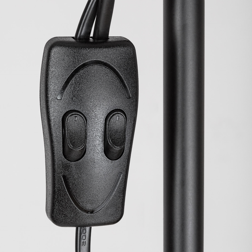 Brilagi - Podna lampa ARIANA 1xE27/100W/230V + 1xE14/25W crna