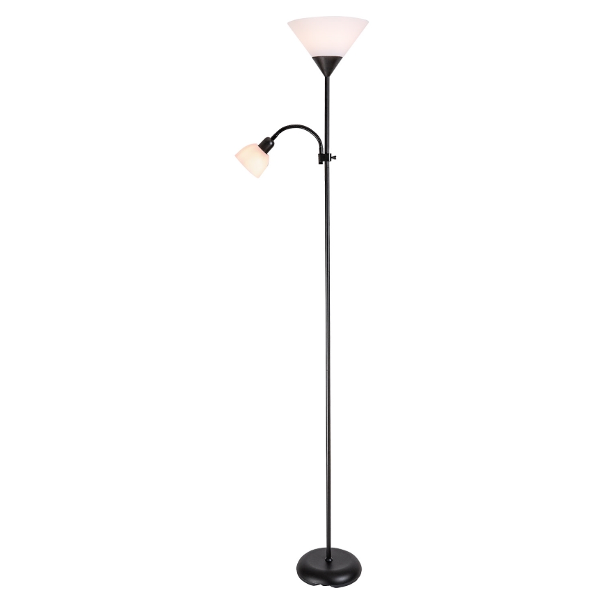 Brilagi - Podna lampa ARIANA 1xE27/100W/230V + 1xE14/25W crna