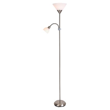 Brilagi - Podna lampa ARIANA 1xE27/100W/230V + 1xE14/25W matni krom