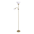 Brilagi - Podna lampa ARIANA 1xE27/100W/230V + 1xE14/25W zlatna